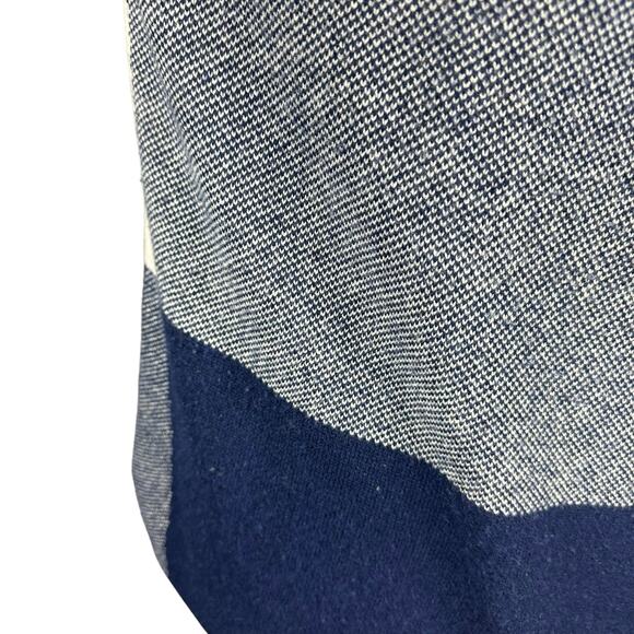 VINCE Blue Intarsia Wool Cashmere Knit Pullover Sweater Women's Size XS - Picture 4 of 7